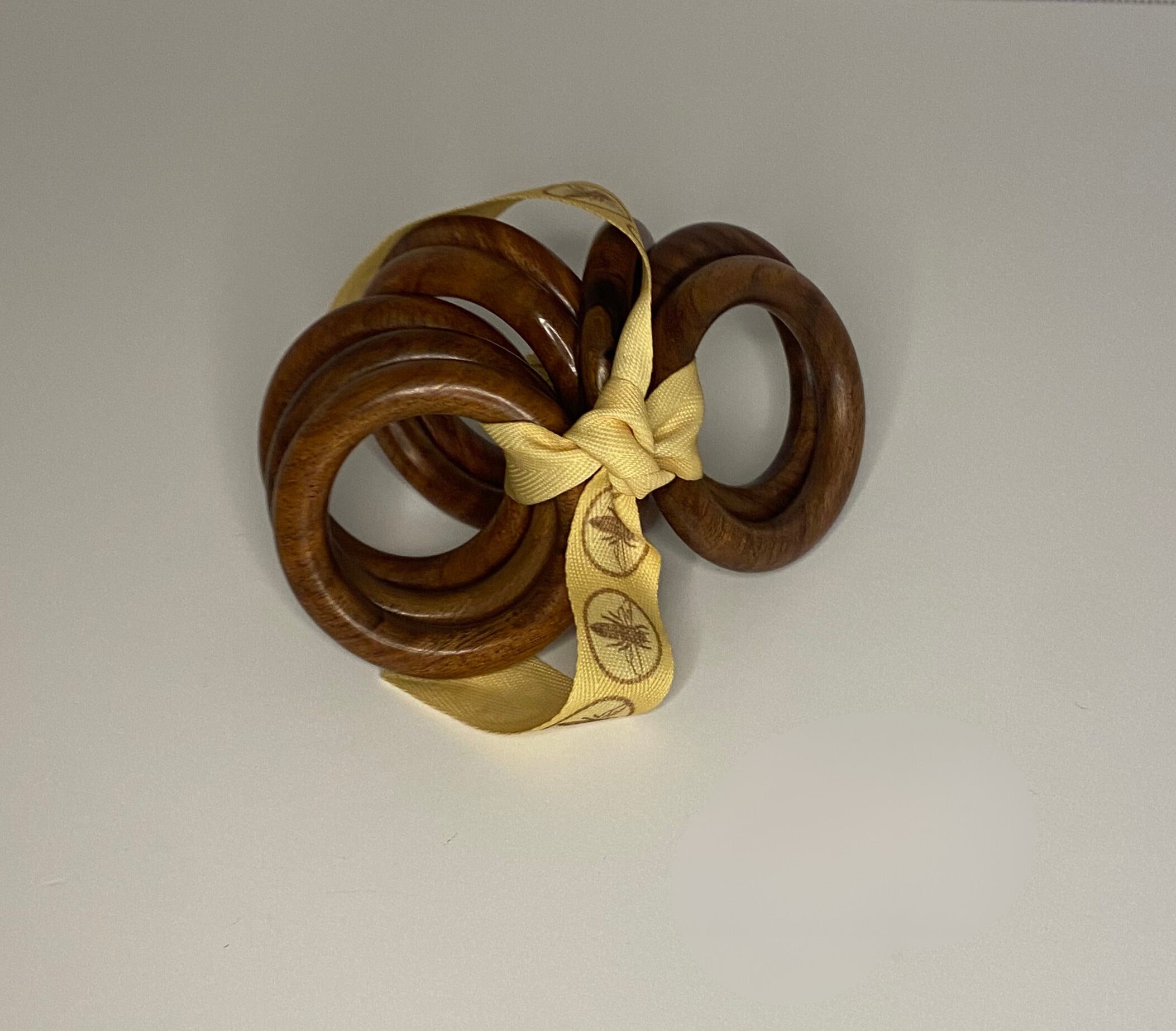 Smooth Mango Wood Napkin Rings