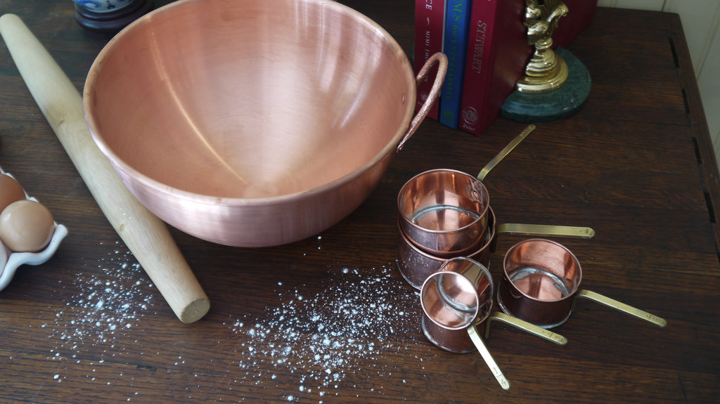 Handmade Copper Measuring Cups Set
