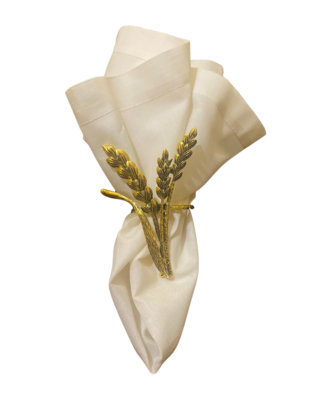 Fall Harvest Bronze Wheat Napkin Ring